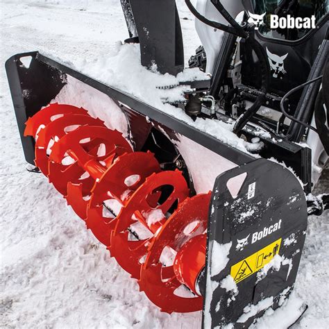 bobcat skid steer snowblower|snow blower attachment for truck.